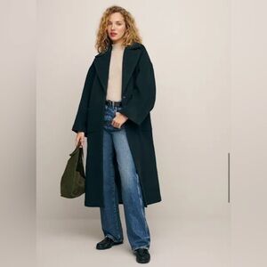 Reformation Sierra Oversized Coat Black - Size M
